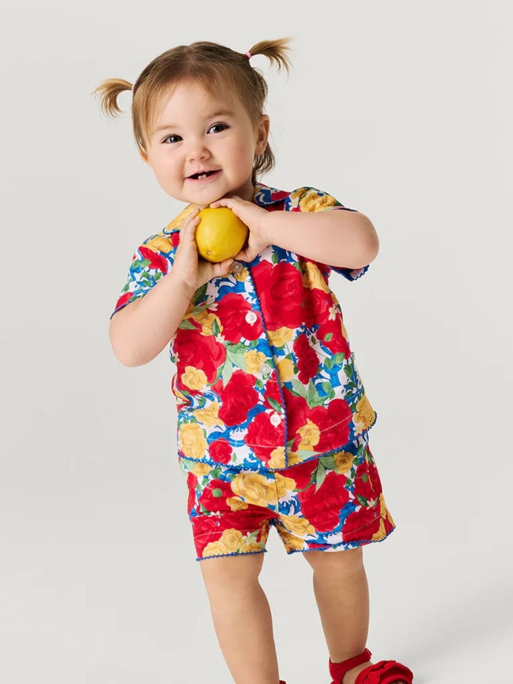 Posh Peanut Mommy & Me Matching Bamboo Challis Sets Valentina Print
